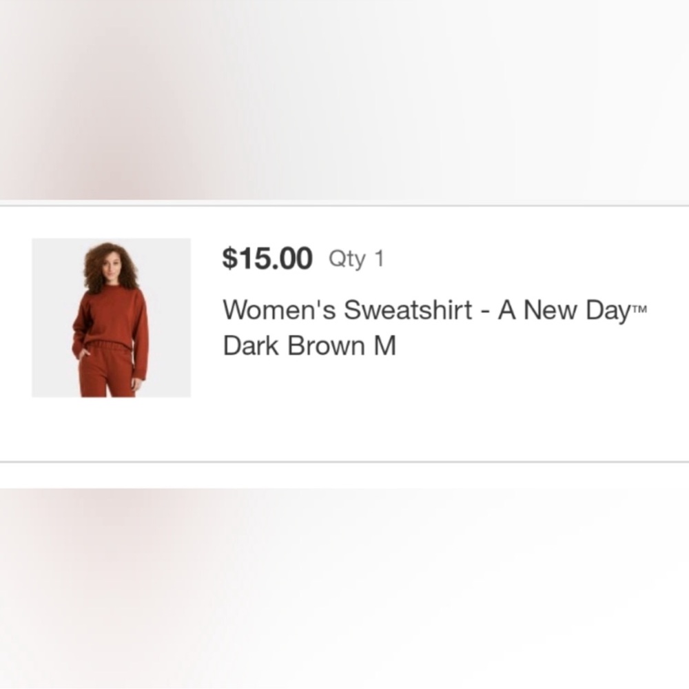 A New Day Target Lounge Set Sweatshirt and Sweatpants - Picture 5 of 6